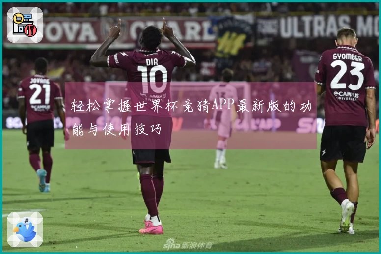 轻松掌握世界杯竞猜APP最新版的功能与使用技巧